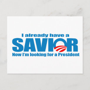 I already have a saviour postcard