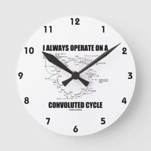 I Always Operate On A Convoluted Cycle (Krebs) Round Clock