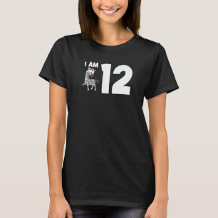I Am 12 Zebra 12 Years Old T-Shirt