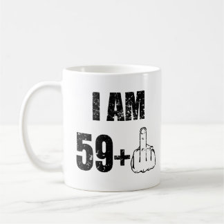 I am 60 years old funny birthday mens shirt coffee mug