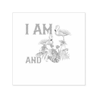 I Am 6 and Flamazing Self-inking Stamp
