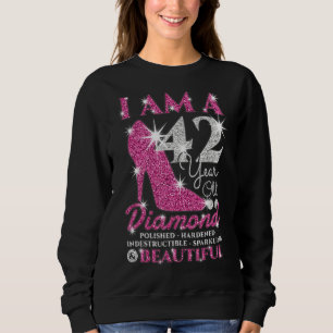 I Am A 42 Year Old Diamond Womens 42nd Birthday Sweatshirt
