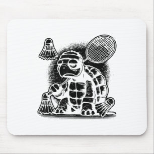 I Am A Badminton Player Racket Shuttle  Mouse Pad