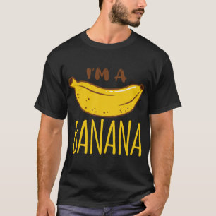 I am a banana party Fruit Vegan Vegetarian Funny T-Shirt