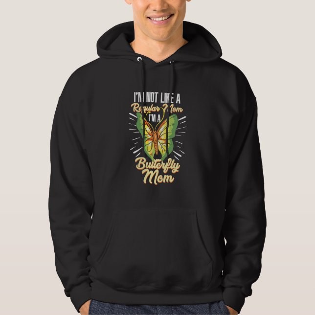I Am A Butterfly Mum Hoodie (Front)