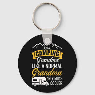 I Am A Camping Grandma Key Ring