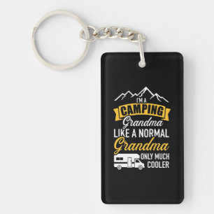 I Am A Camping Grandma Key Ring