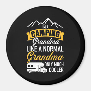I Am A Camping Grandma Magnet