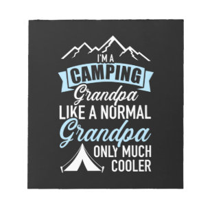 I Am A Camping Grandpa Notepad