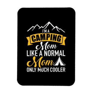 I Am A Camping Mother Magnet