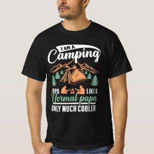 I am a camping papa Dad Mens Funny camping lover T-Shirt
