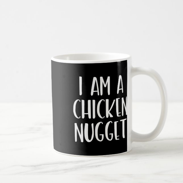 I Am A Chicken Nugget Halloween I'm Simple Costume Coffee Mug (Right)