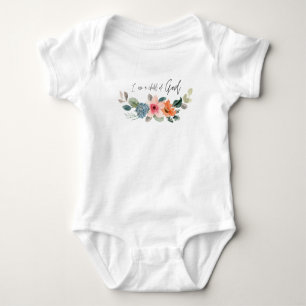 I am a child of God baby outfit Baby Bodysuit
