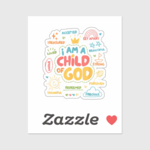 I am a Child of God Christian Retro Jesus Faith De