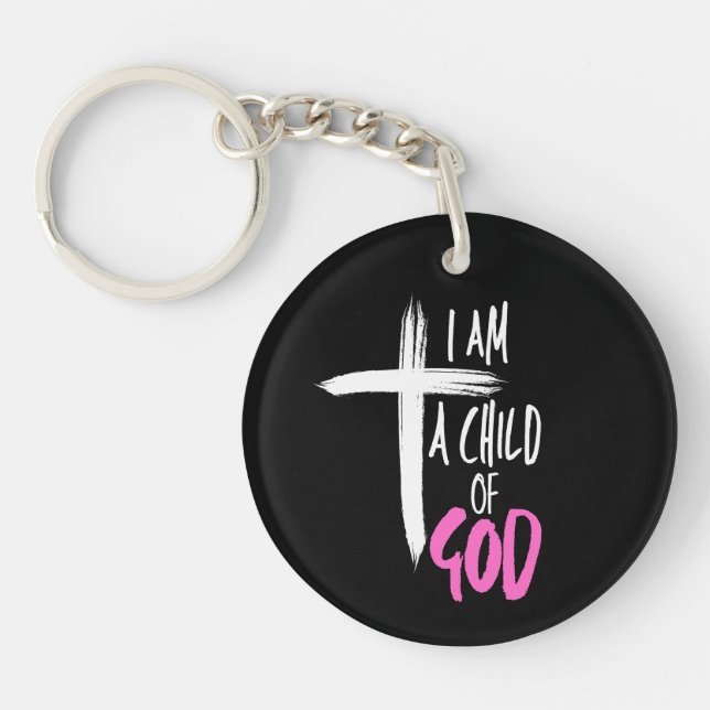 I am a Child of God Key Ring (Front)