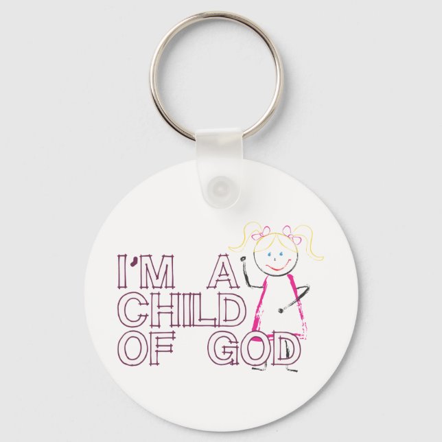 i am a child of god.pdf key ring (Front)