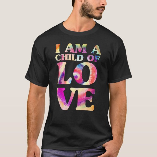 I Am A Child Of Love 70s Batik T-Shirt (Front)