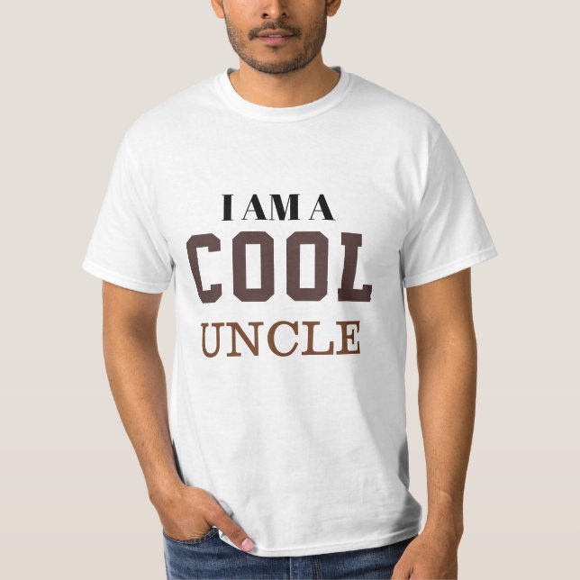 I am a cool uncle t-shirt  (Front)