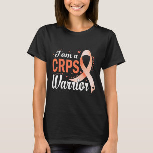 I Am A Crps Warrior Rsd Awareness Orange Ribbon T-Shirt