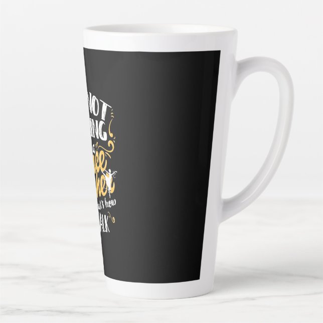 I Am A Dance Teacher Latte Mug (Right)