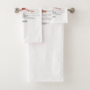 I Am A Dancer Bath Towel Set