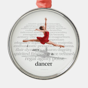 I Am A Dancer Metal Tree Decoration