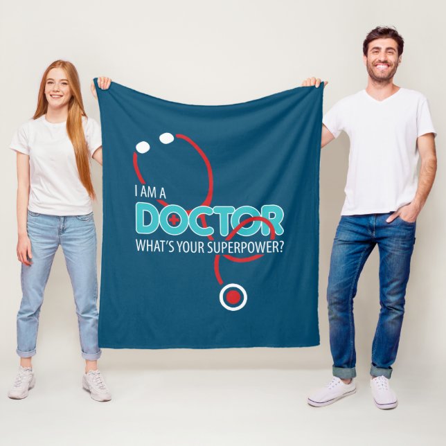 I am a Doctor Fleece Blanket (In Situ)