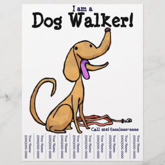 I am a Dog Walker! Flyer