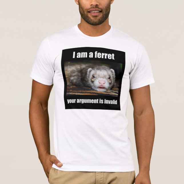 I am a Ferret t-shirt (Front)