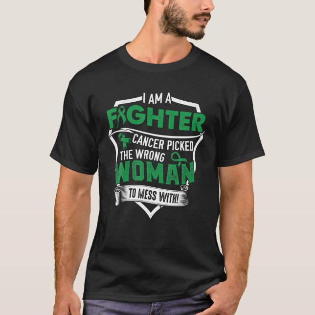 I Am A Fighter- Organ Donation Awareness Supporter T-Shirt (Front)