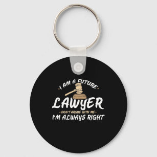 I Am A Future Lawyer Key Ring