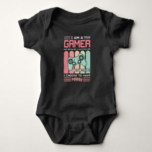 I Am A Gamer   Video game Baby Bodysuit