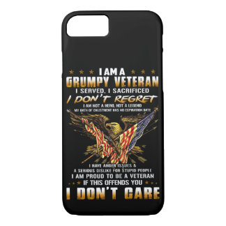 I Am A Grumpy Veteran iPhone 8/7 Case