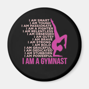 I Am A Gymnast Gymnastics Gymnastic Sports Lover G Magnet