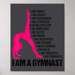 I Am A Gymnast  Poster