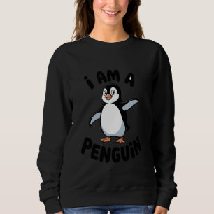 I Am A Happy Cartoon Penguin Lover Sweatshirt