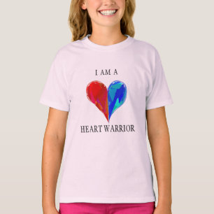 I Am A Heart Warrior Kids T-shirt