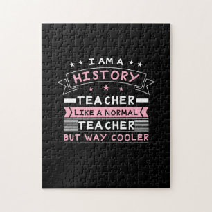 I Am A History Teacher Jigsaw Puzzle