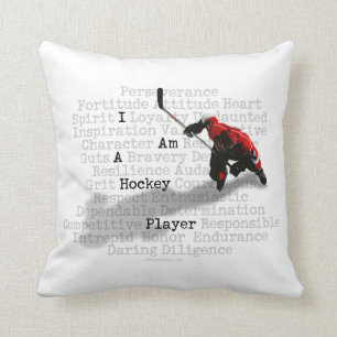 I Am A Hockey Player Cushion