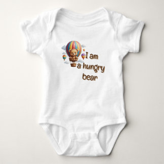 I Am A Hungry Golden Bear Baby Bodysuit