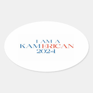 I AM A KAMERICAN STICKER