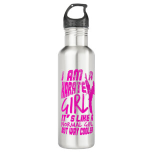 I Am A Karate Girl Like A Normal Girl But Cooler 710 Ml Water Bottle