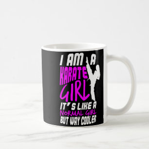 I Am A Karate Girl Quote For Girls Comfort Colors Coffee Mug