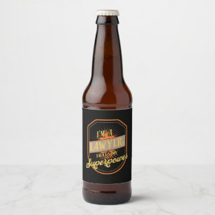 I Am A Lawyer Beer Bottle Label