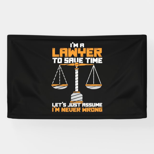 I Am A Lawyer To Save Time Banner (Horizontal)