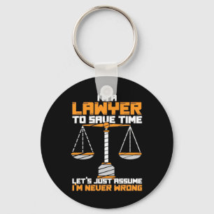 I Am A Lawyer To Save Time Key Ring