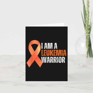 I Am A Leukaemia Warrior Blood Cancer Awareness Or Card