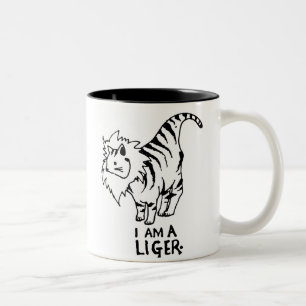 I Am A Liger Two-Tone Coffee Mug