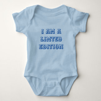 I am a limited edition clever saying kids bodysuit