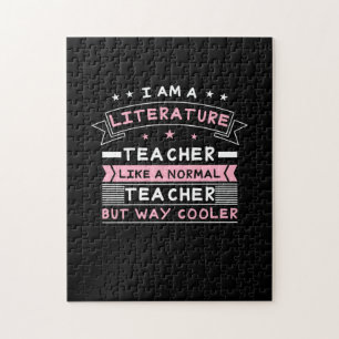 I Am A Literature Teacher Jigsaw Puzzle